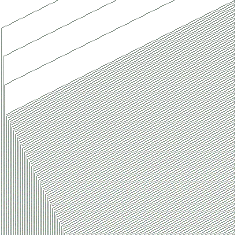 Colored Elementary Cellular Automaton #80 static token preview