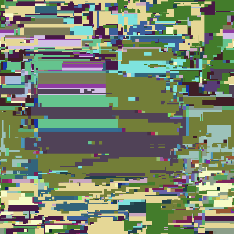 Cascade automata, pixel nature #41 static NFT preview