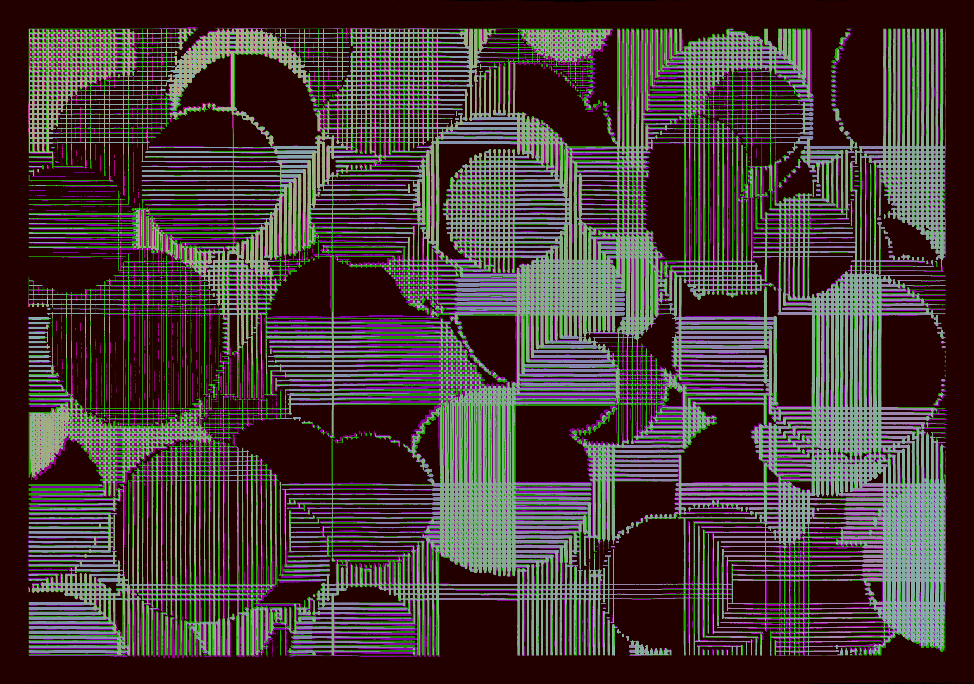 Thread Cascade #74 static NFT preview