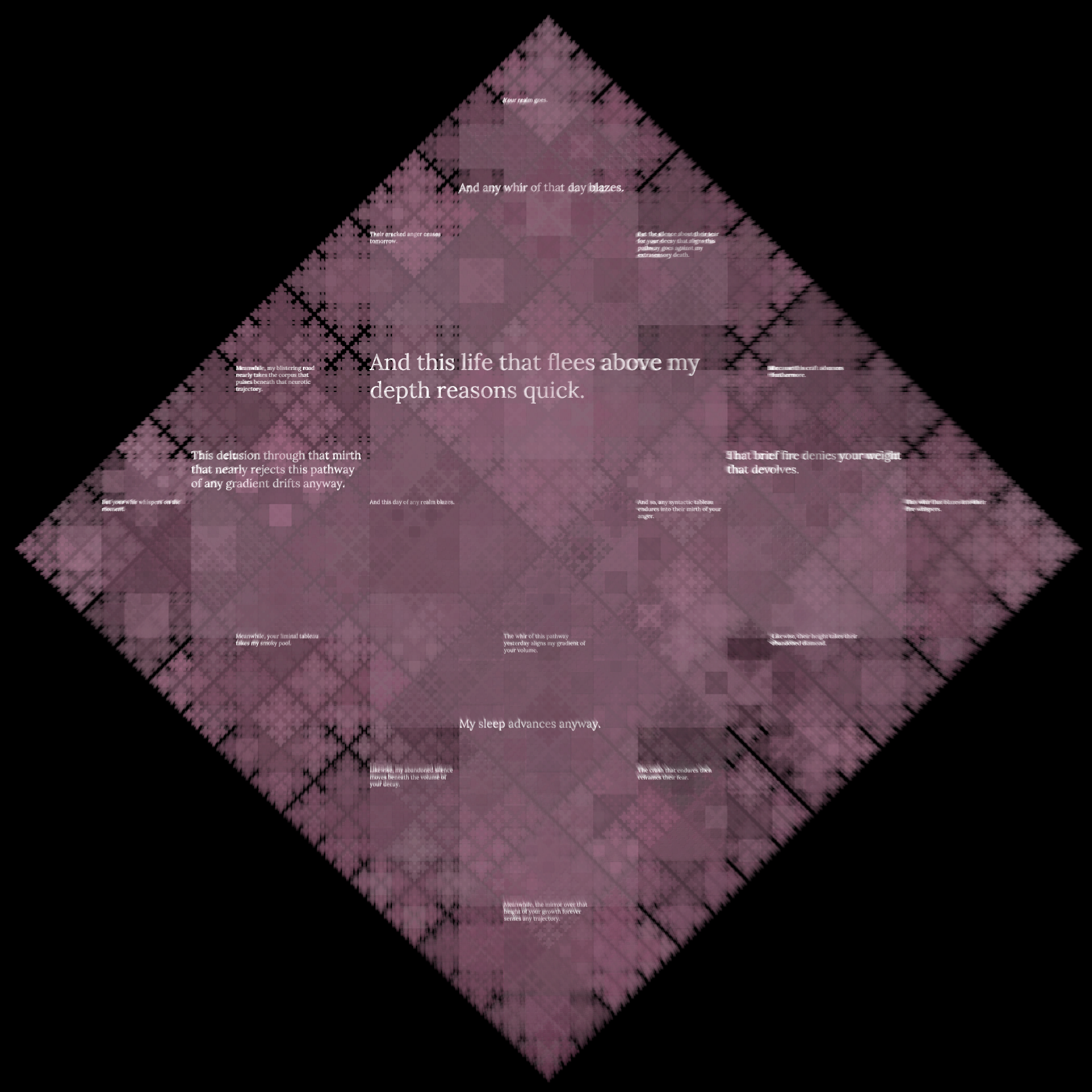 Diamond Fractal Fire #172 static token preview