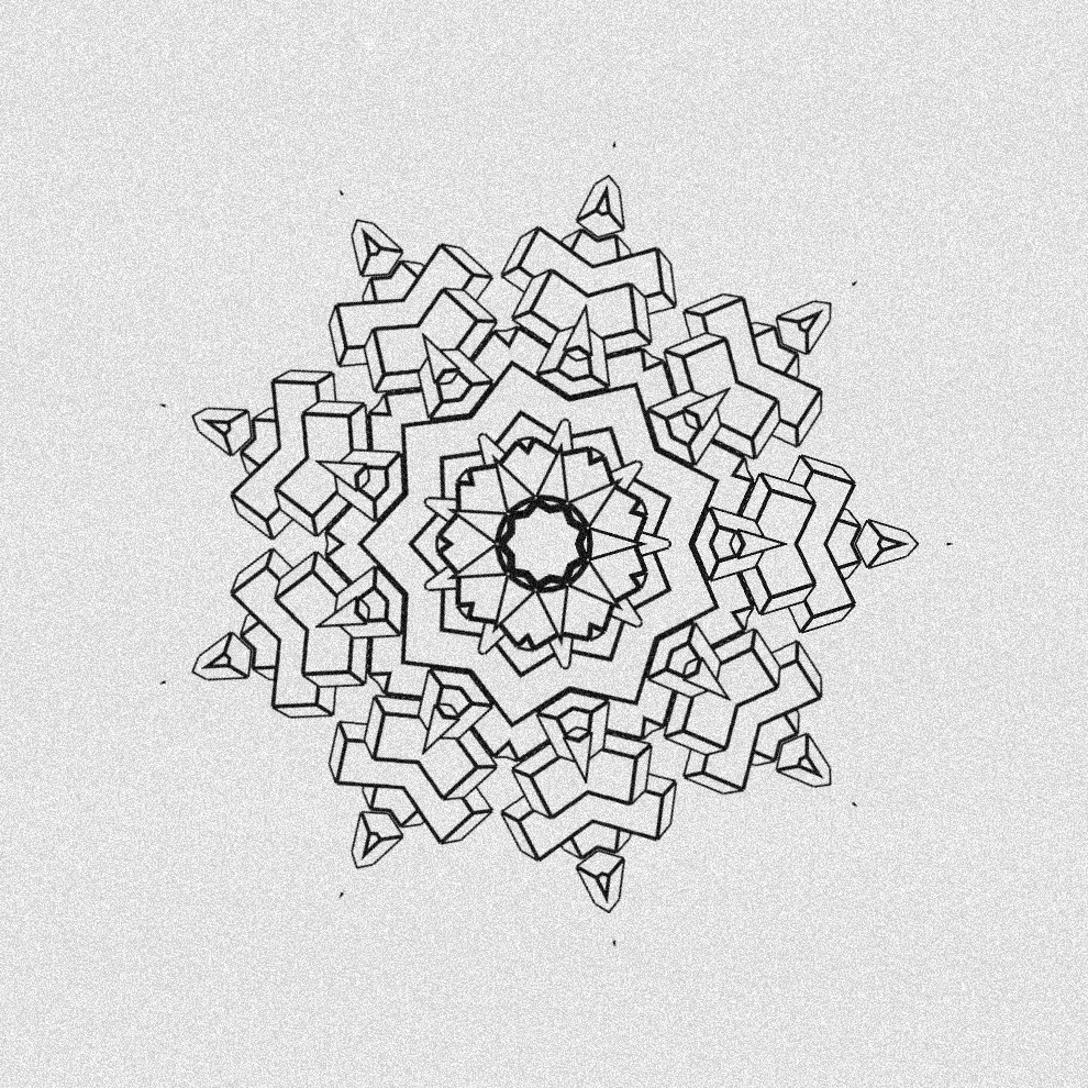 Monochrome Kaleido #82 static token preview