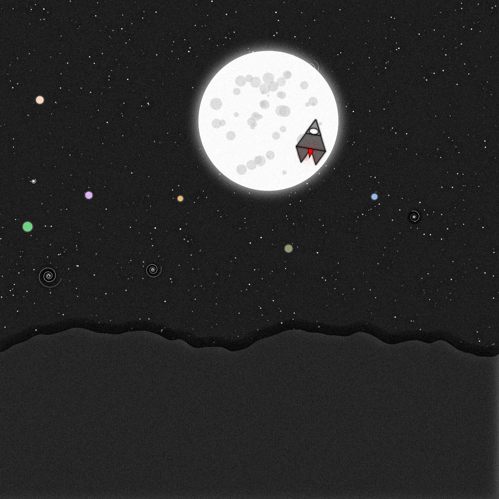 Space Thoughts #17 static NFT preview