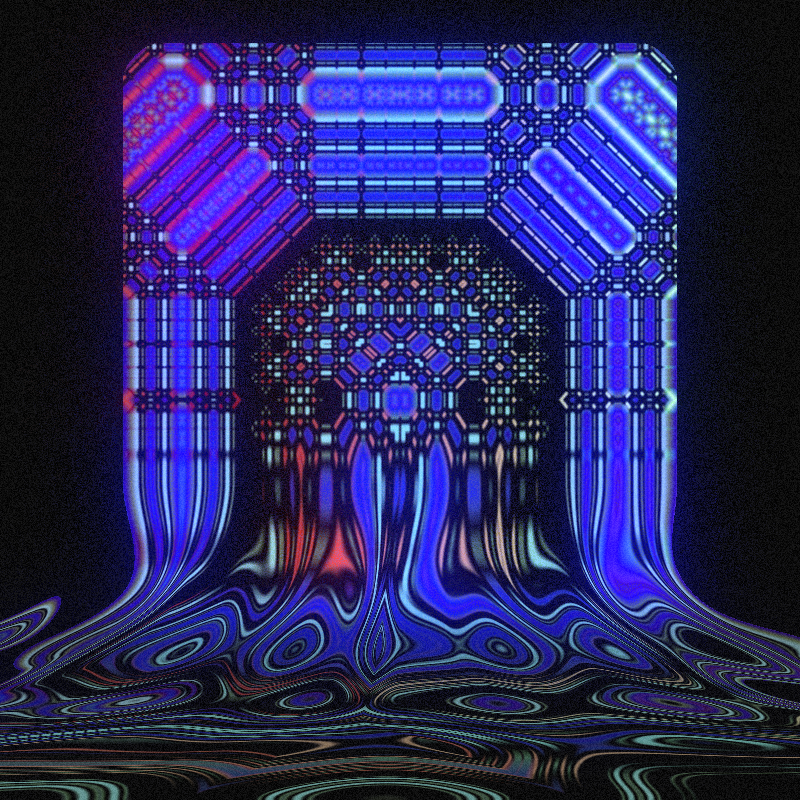 Melting Patterns #46 static NFT preview