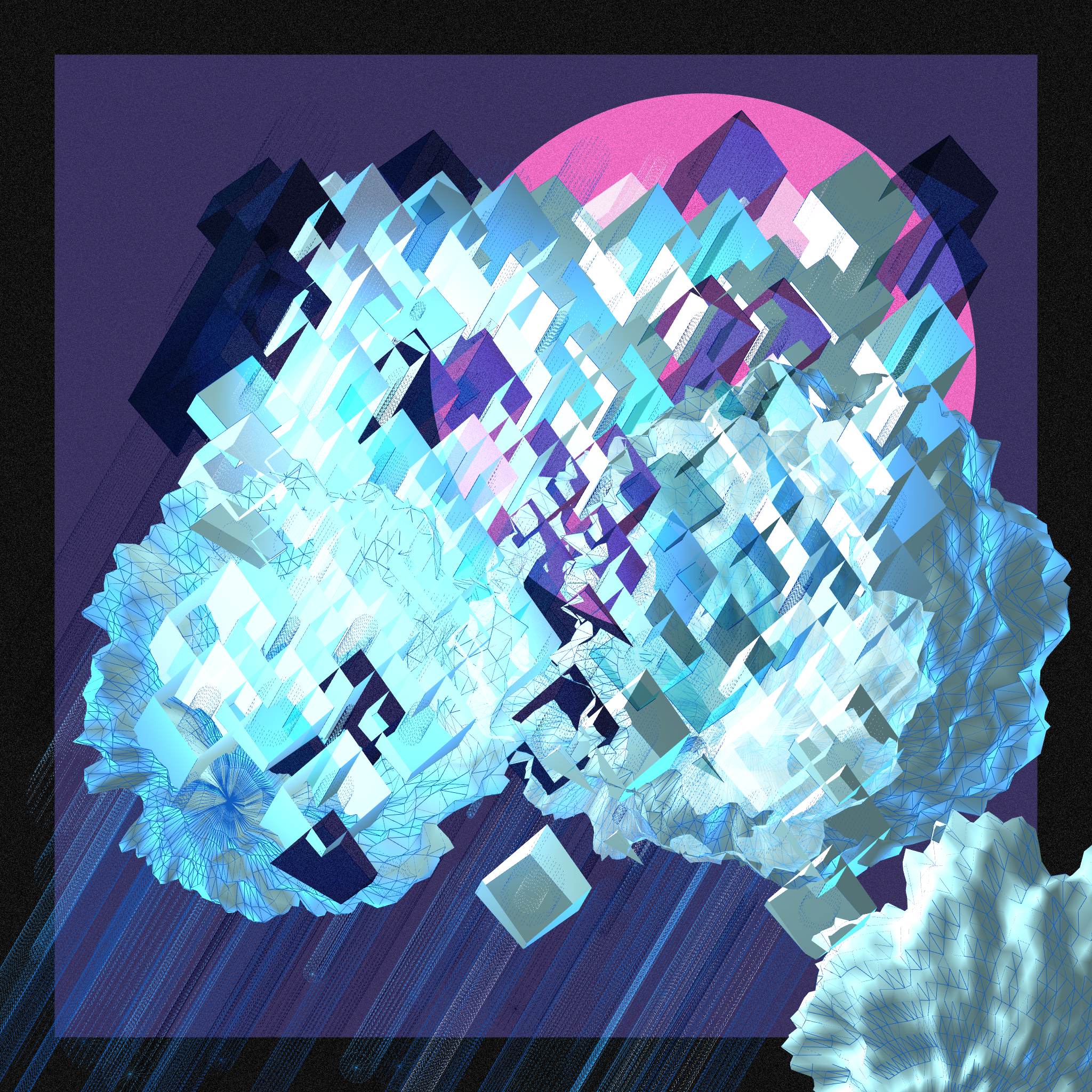 Techno Cluster #51 static NFT preview