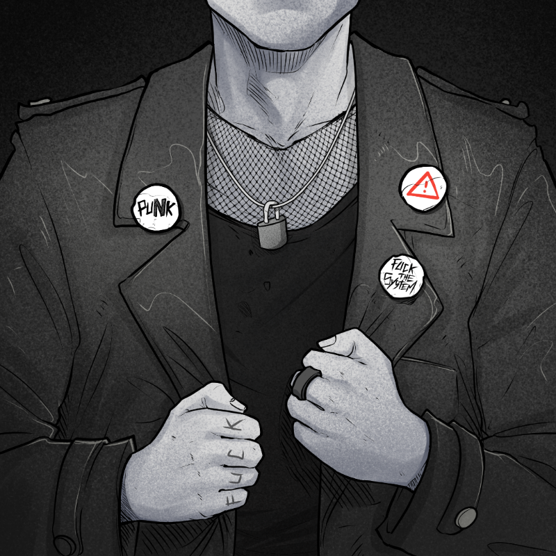 PUNX NOT DEAD #42 static token preview