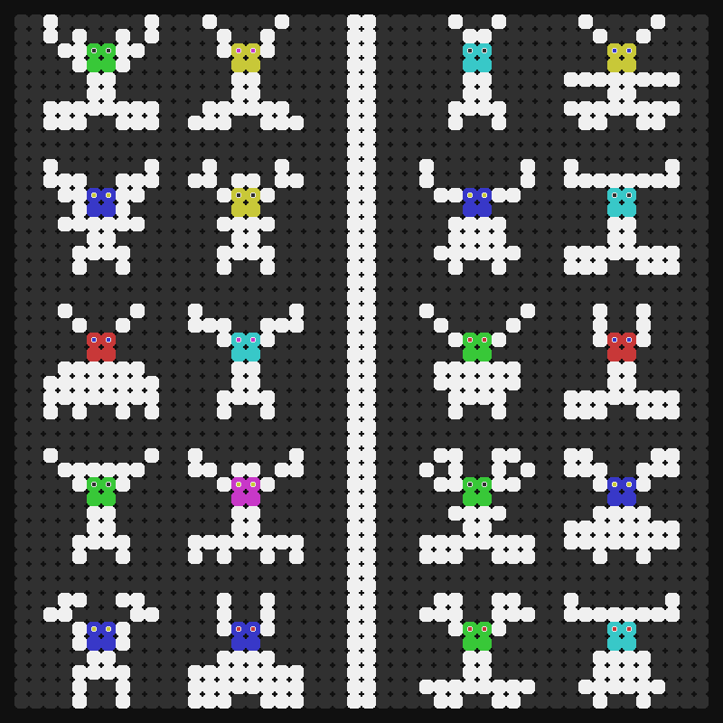 8x8 Pixel Creatures #136 static token preview