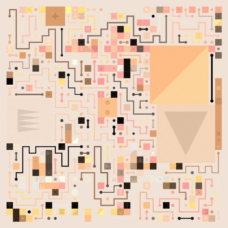 Scattered Pathways #93 static NFT preview