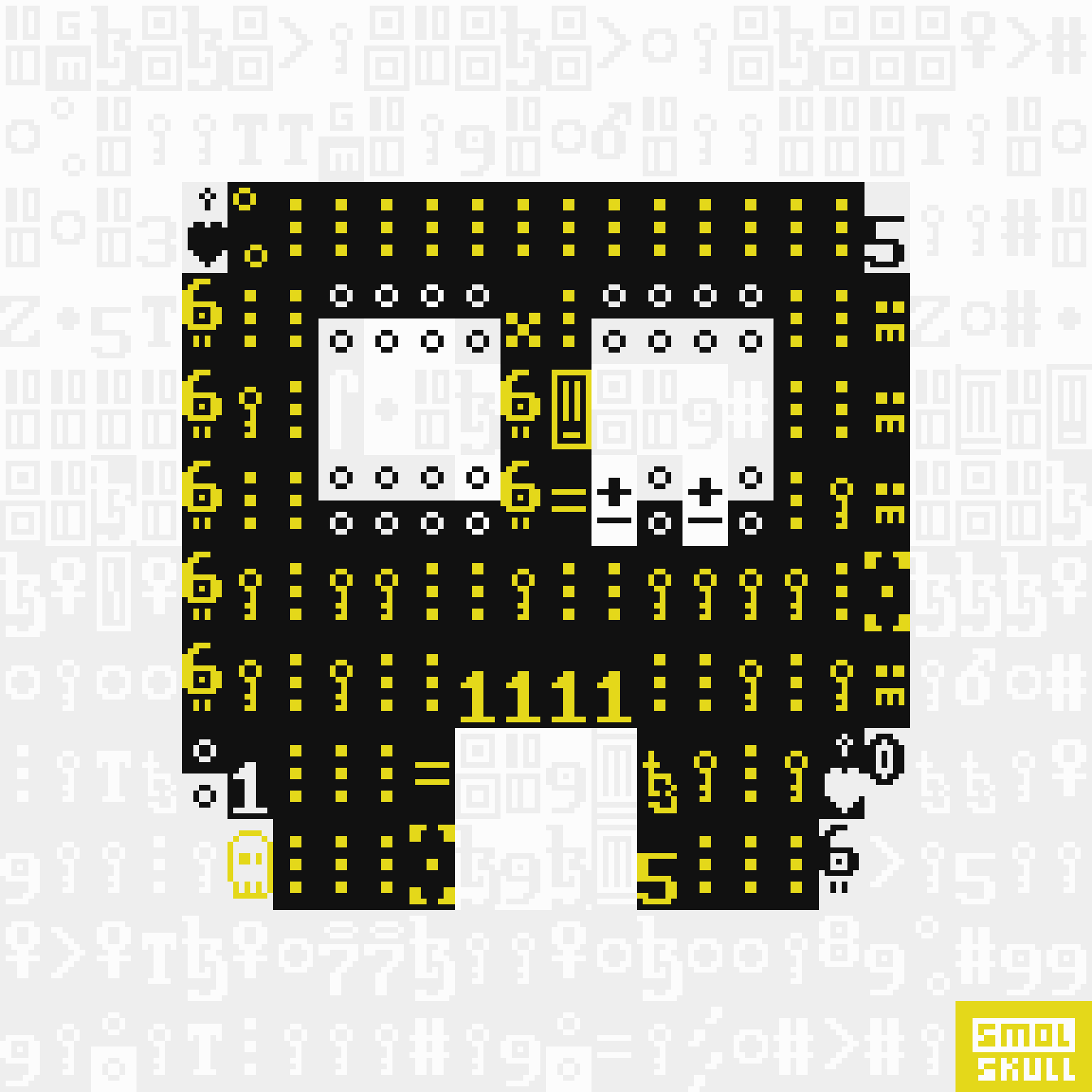 ASCII-SMOLSKULL #492 static NFT preview