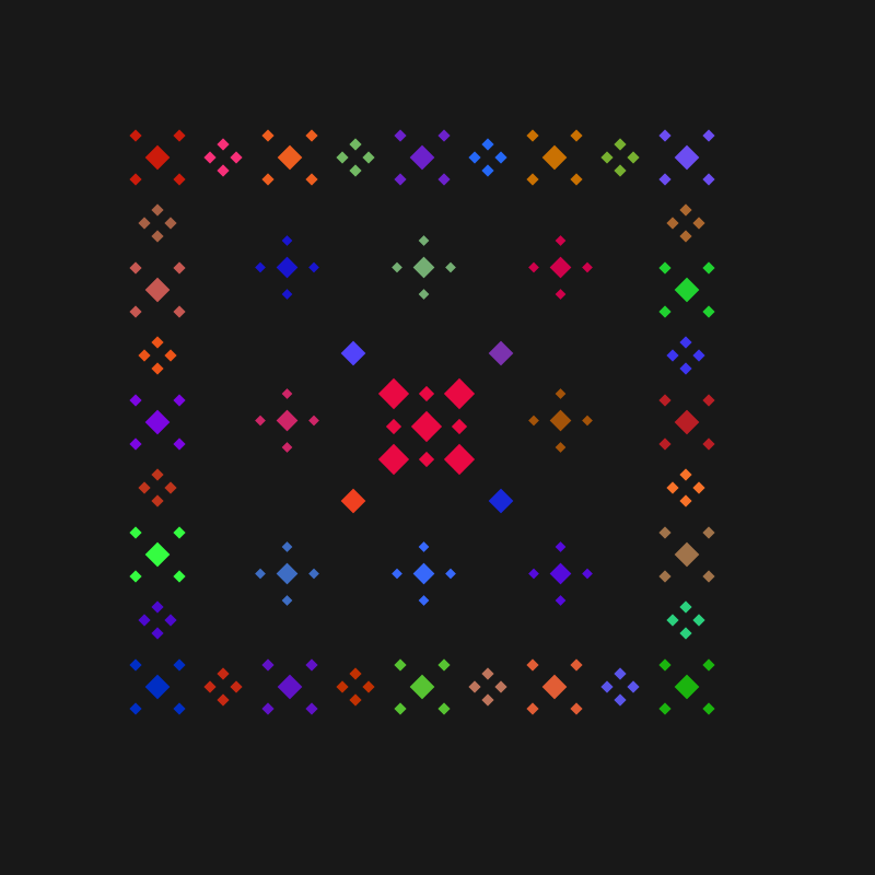 Rotated Squares #17 static token preview