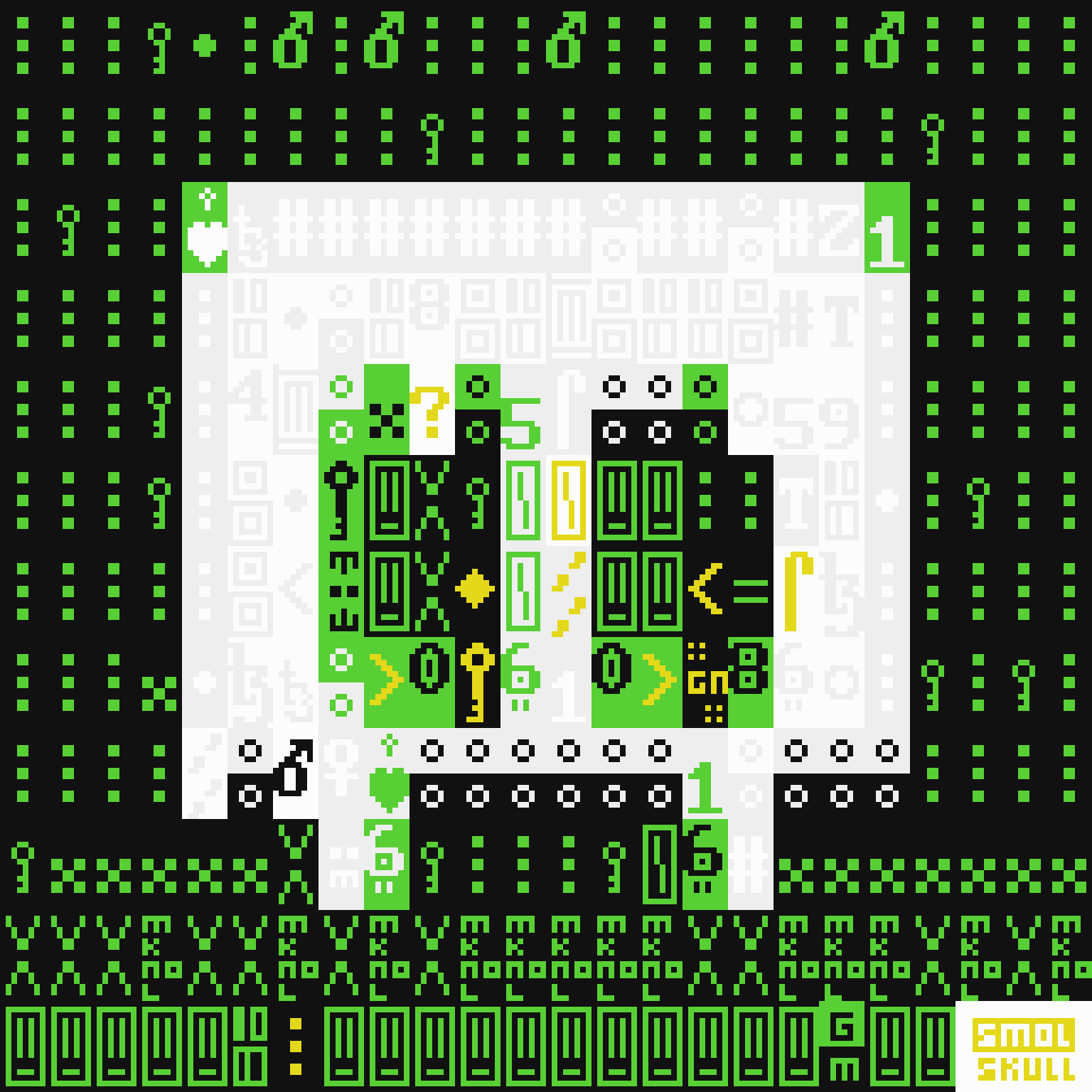 ASCII-SMOLSKULL #433 static token preview