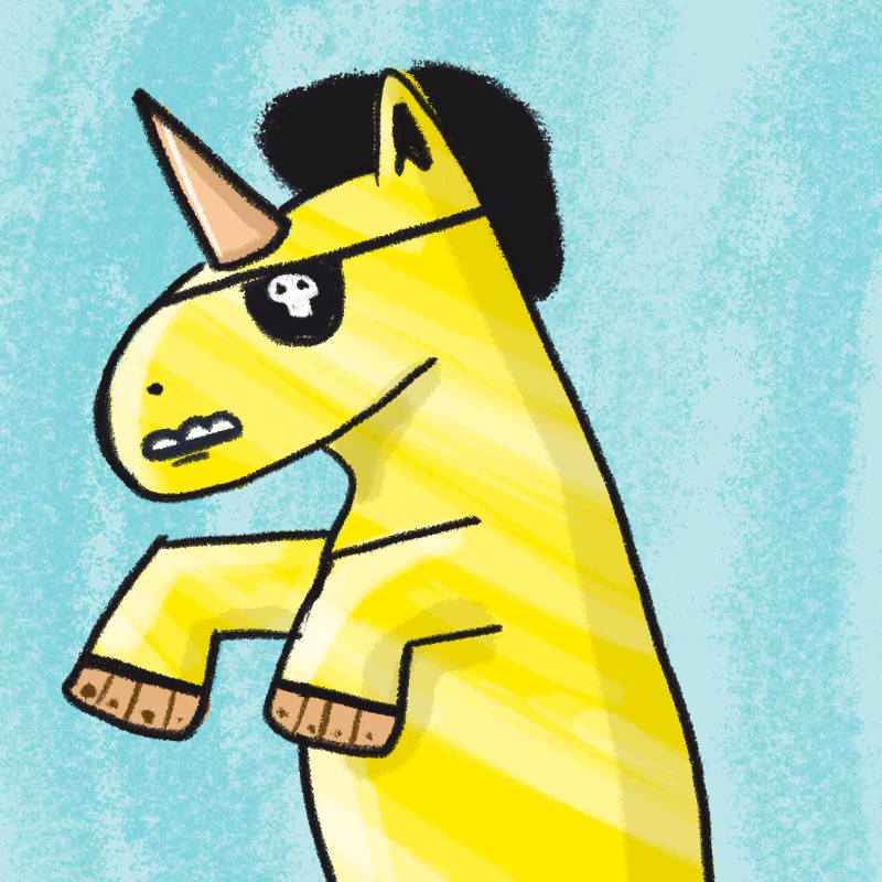 Peculiar unicornos #385 static token preview