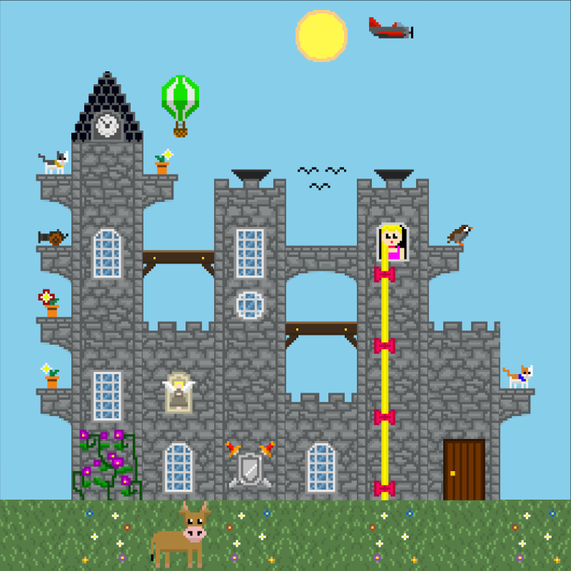 2D Mansion #338 static NFT preview