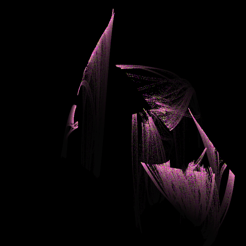 Fractal Amoeba #345 static token preview