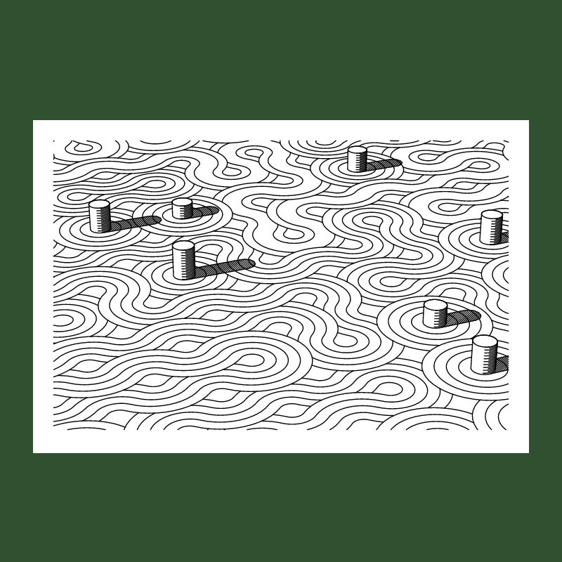 Truchet Towers #76 static NFT preview