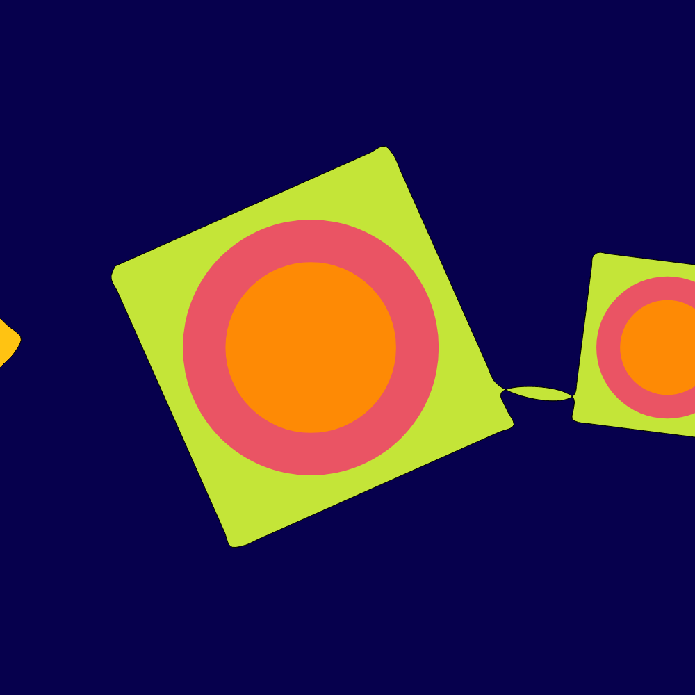 Colorful cartoon shapes(free edition) #57 static token preview