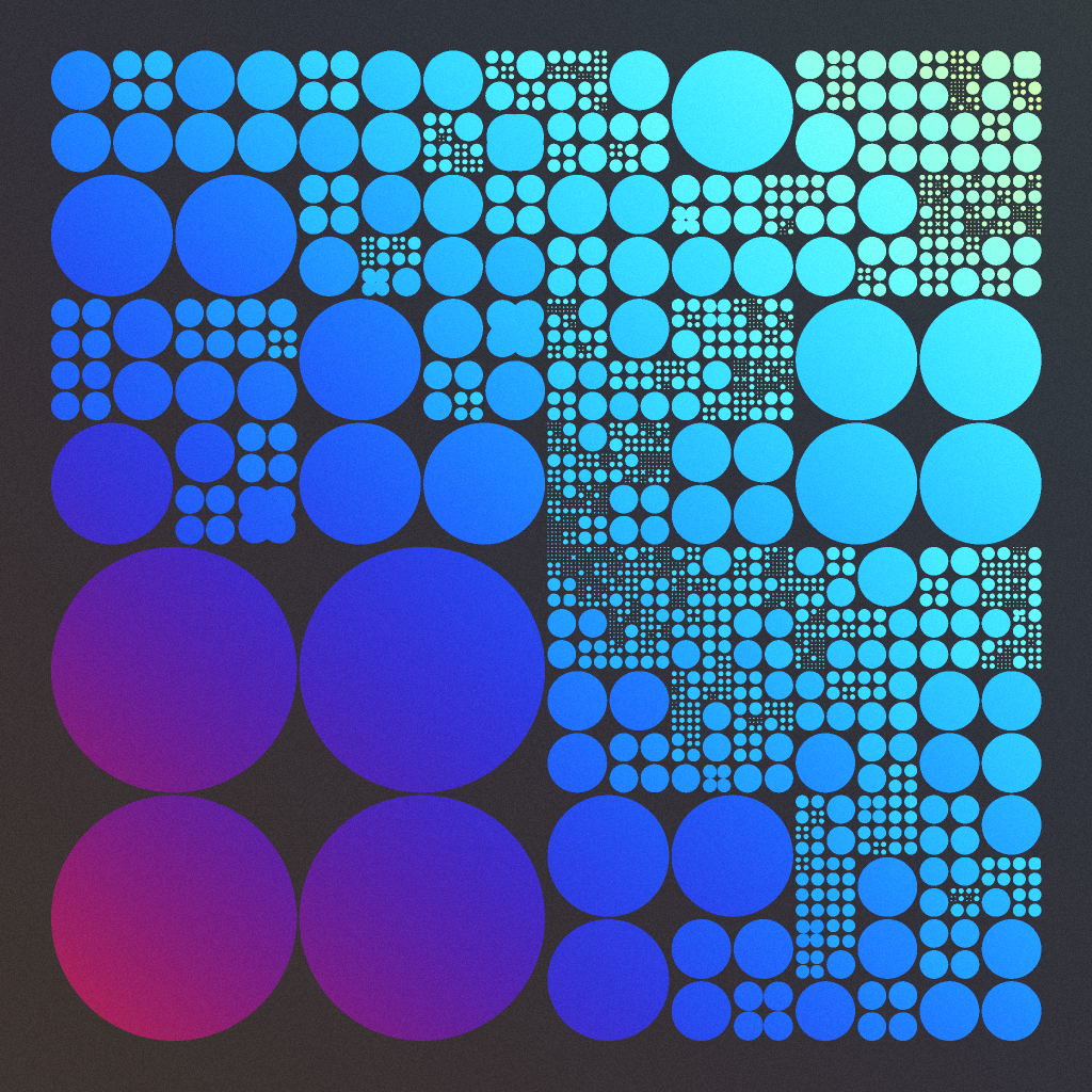 Grid Subdivision I #77 static NFT preview