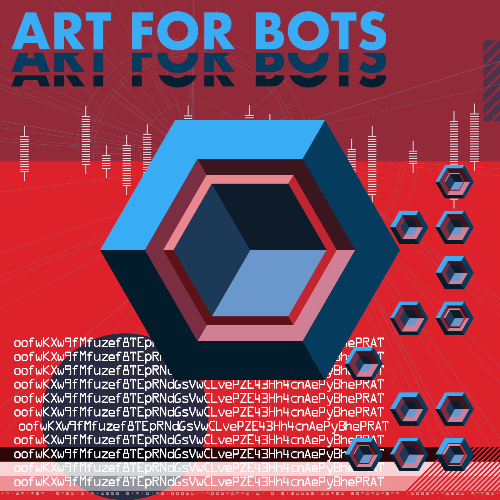 Hexagones - Art for Bots for Humans #43 static token preview