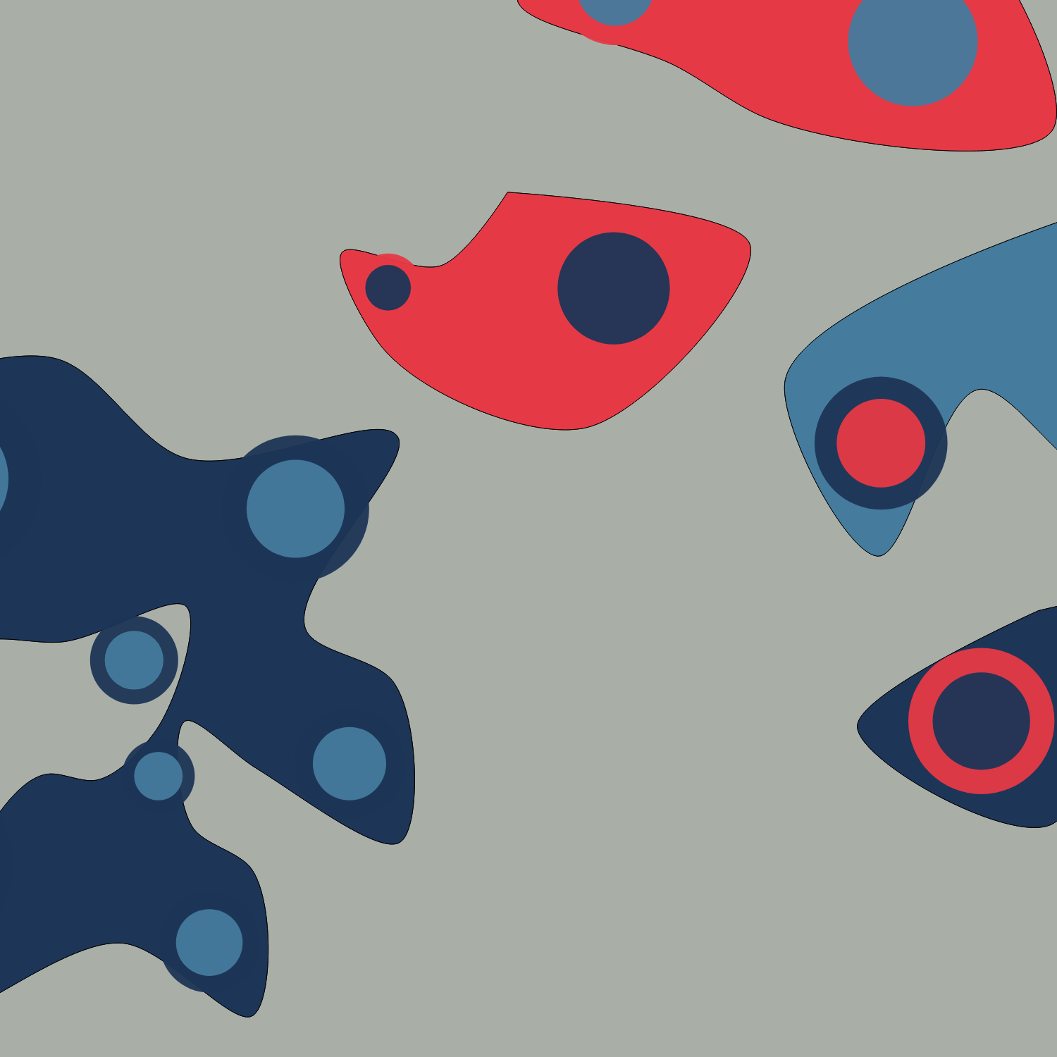 Geometric colorful shapes (Free edition) #79 static token preview