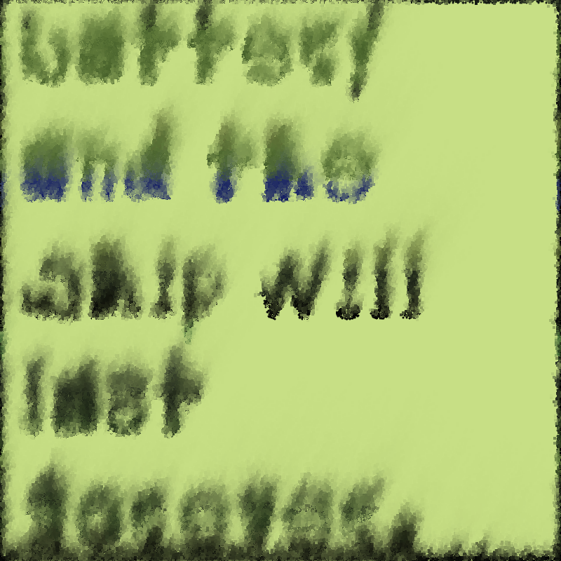 THE WORD AFTER US: An AI poetry unreading #468 static token preview