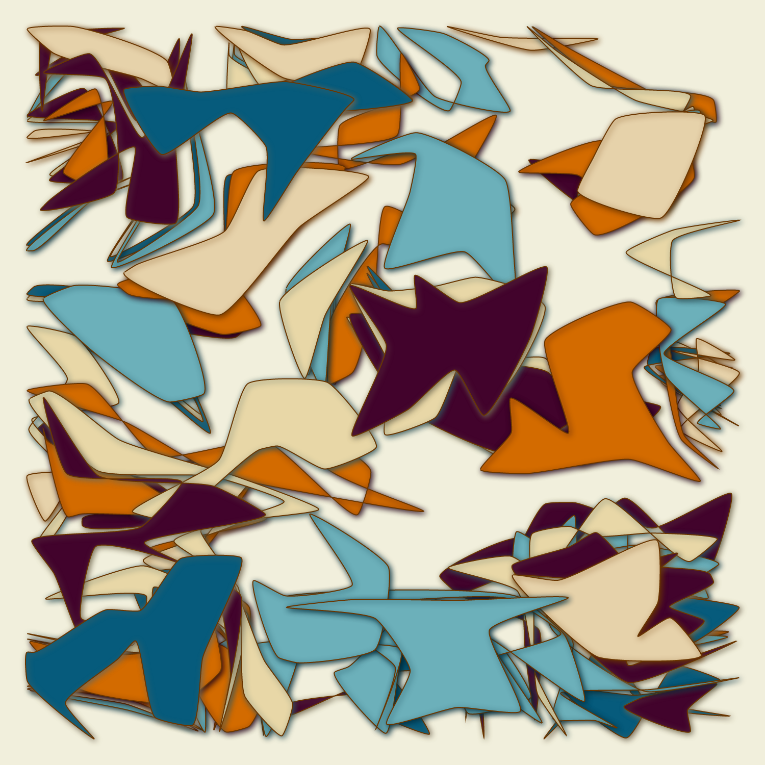 Geometric colorful shapes 2 (Free edition) #26 static token preview