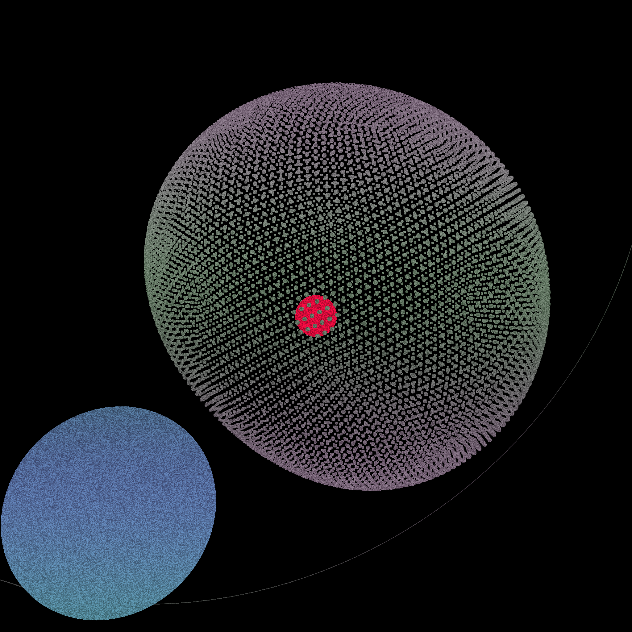 Cometary coma #83 static token preview