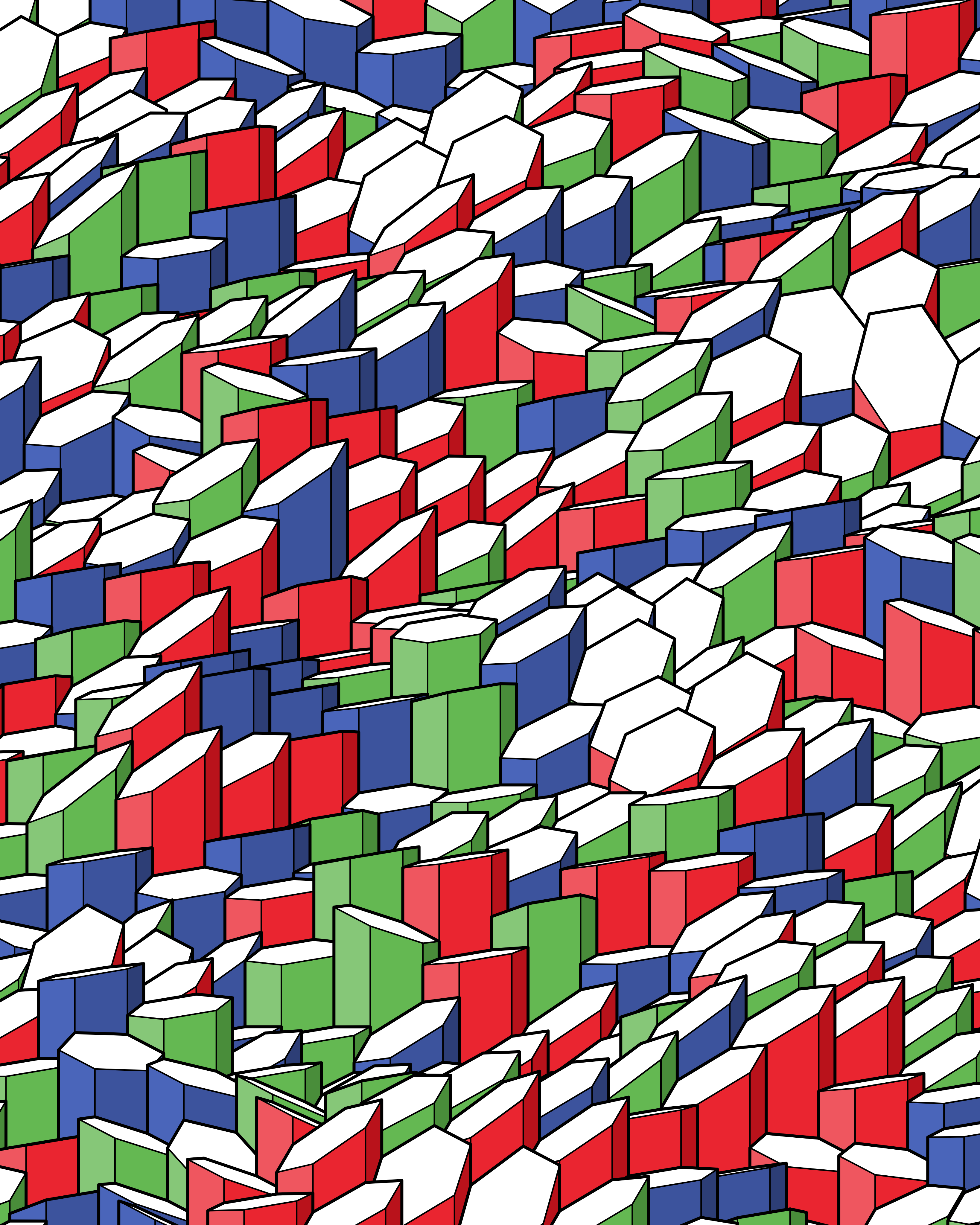 Hexagones Landscape #346 static NFT preview