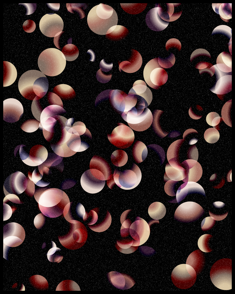 Space Bubbles (re) #47 static NFT preview