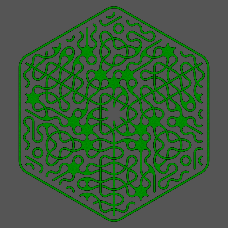 Threefold Symmetry - Dark Variations #279 static token preview