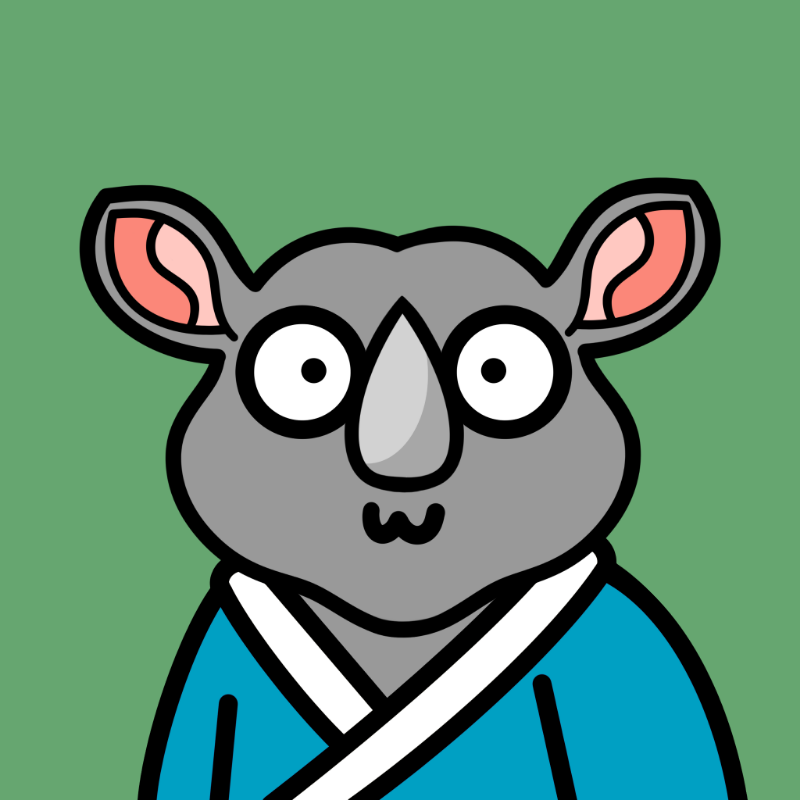 Cool Rhinoo #9 static token preview