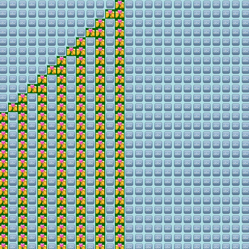 Elementary Cellular Emoji Automata #628 static NFT preview