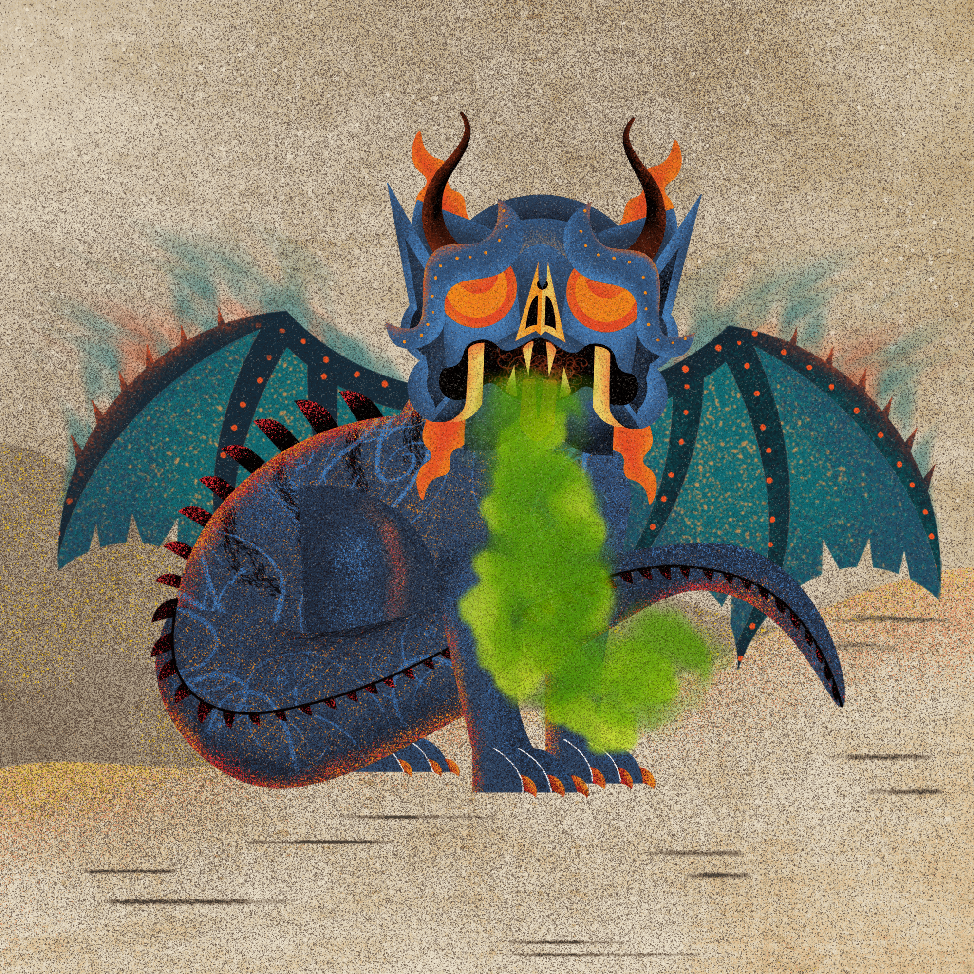 Ancient dragon #48 static NFT preview