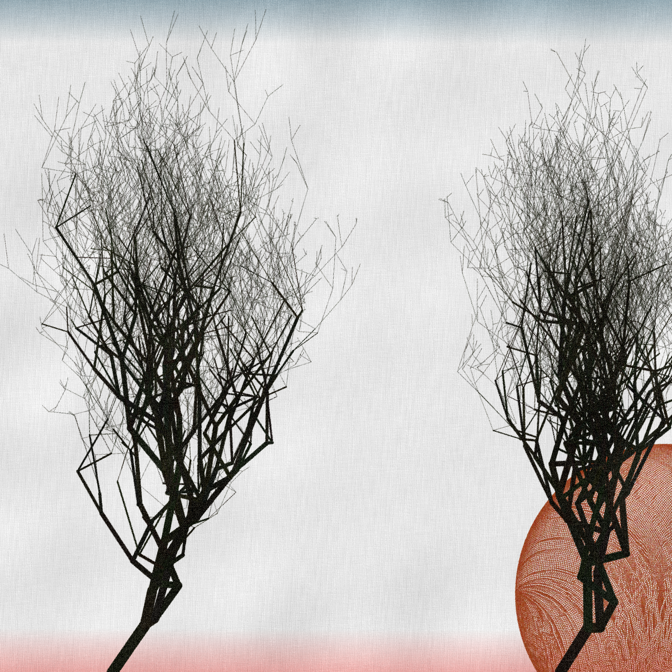 Three dead trees on earth #187 static token preview
