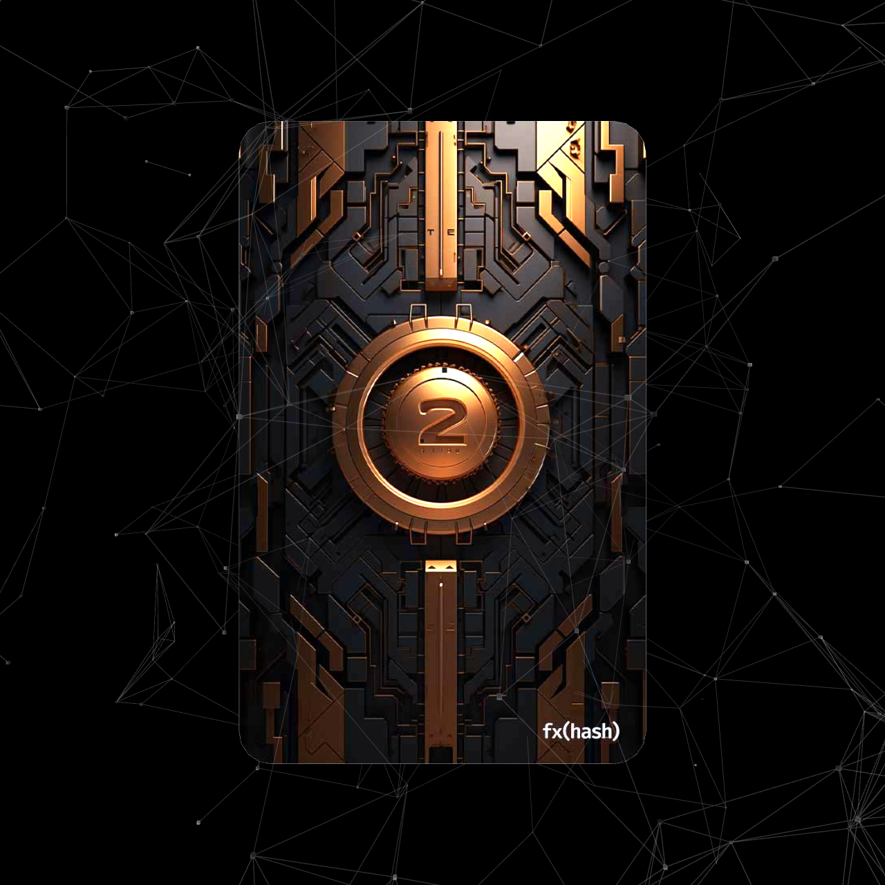 FXHash 2.0 Card #228 static NFT preview