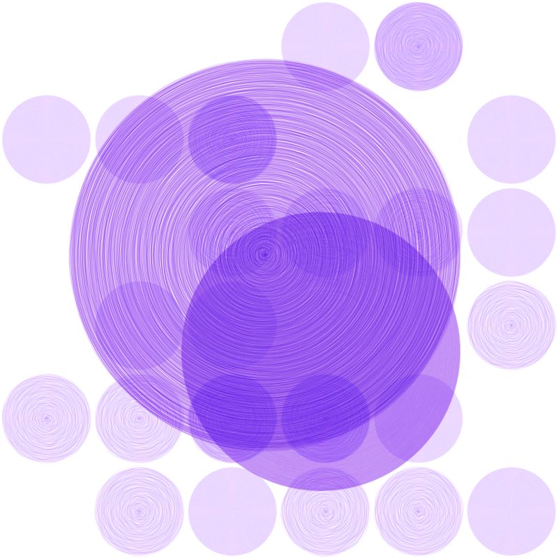 Brushed Circles #32 static NFT preview