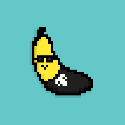 Pixel Bananas #37 static NFT preview