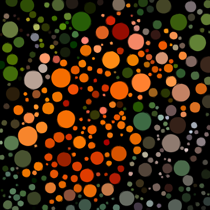 roughly packed flowers #24 static token preview
