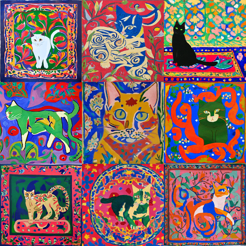 99 Patchworks of 9 Lives #31 static token preview