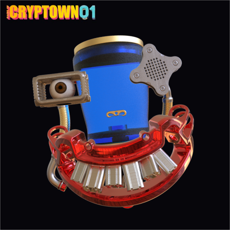 FacesOfCryptown vol.01 #67 static token preview