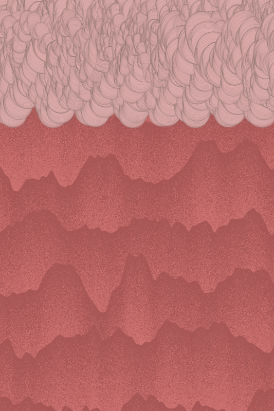 Clouds over the Mountains #198 static NFT preview