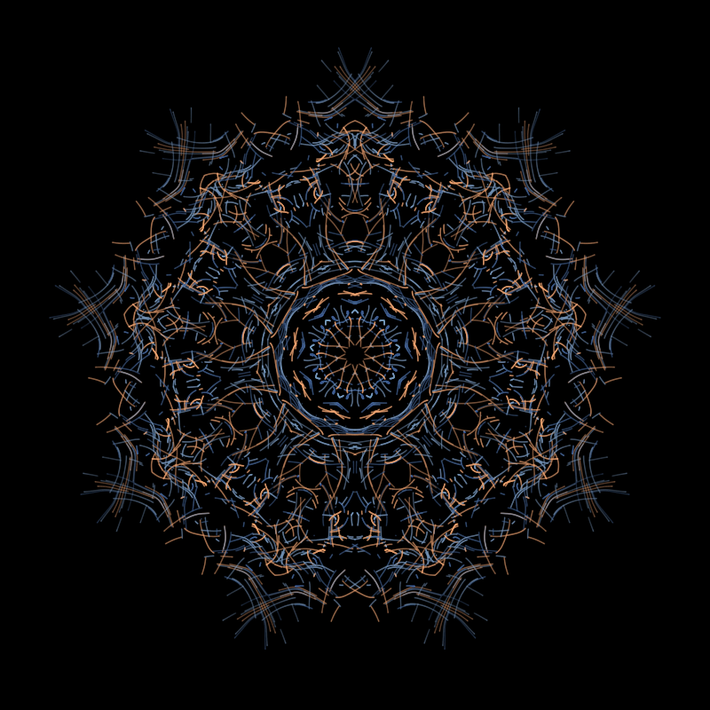 the thread in the pattern #79 static token preview