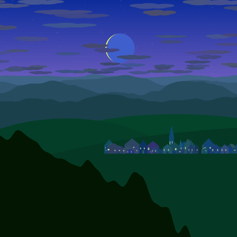 villaggio montano #51 static NFT preview