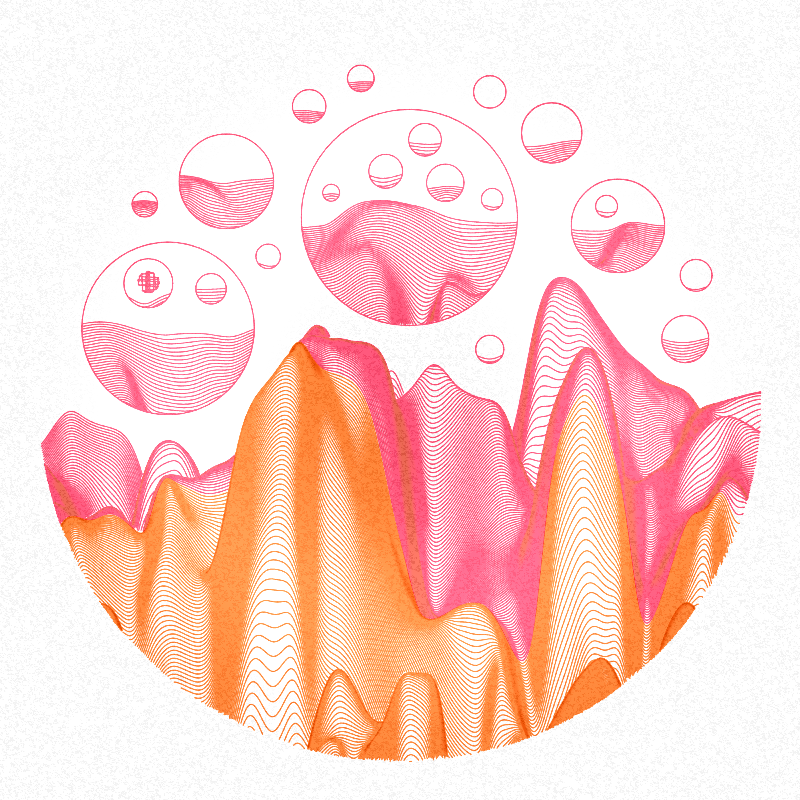 Plottable Mountain Moons #296 static NFT preview