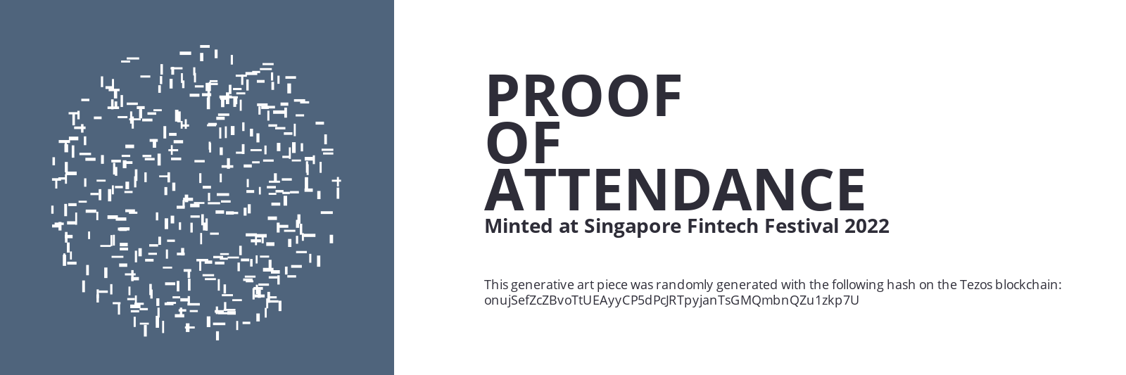 SFF2022 Proof of Attendance Token #1276 static token preview