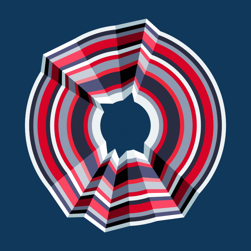 Folded Circle #38 static NFT preview