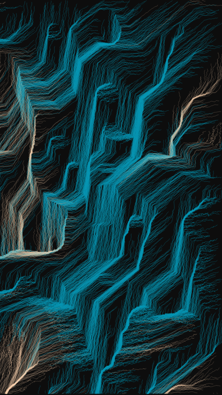 Algoscapes | Rock-face #548 static token preview