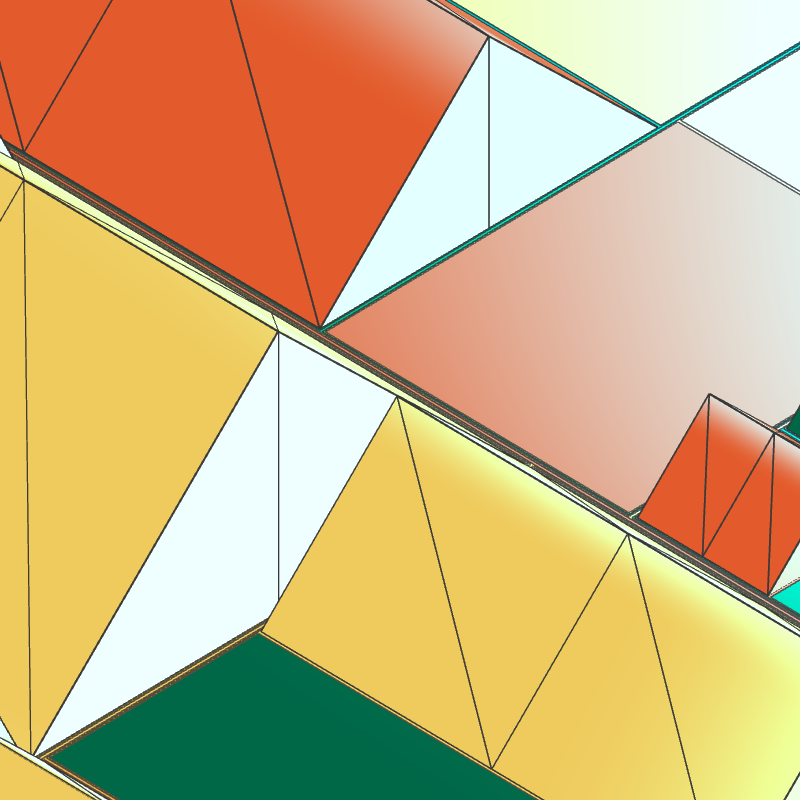 Geometric city #263 static NFT preview
