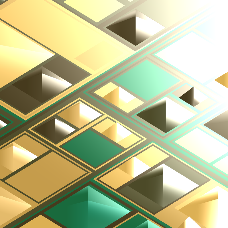Geometric city #361 static NFT preview