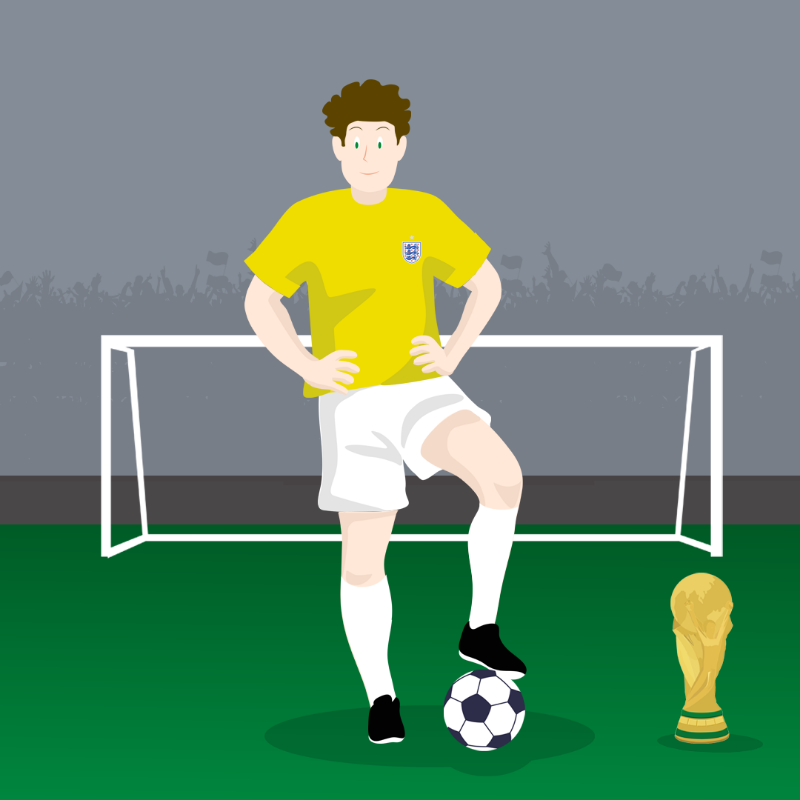 World Cup - ENGLAND #4 static token preview