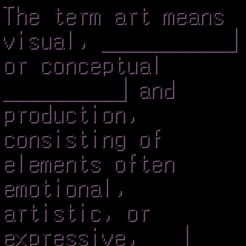AI Sentences on Digital Art #37 static NFT preview