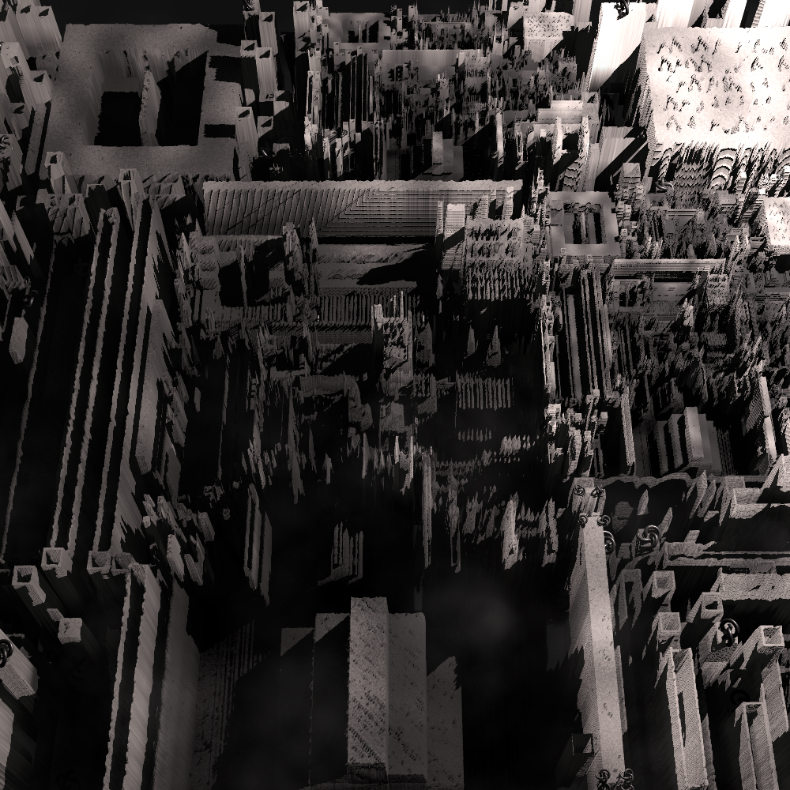 Recursive Ruins #166 static NFT preview